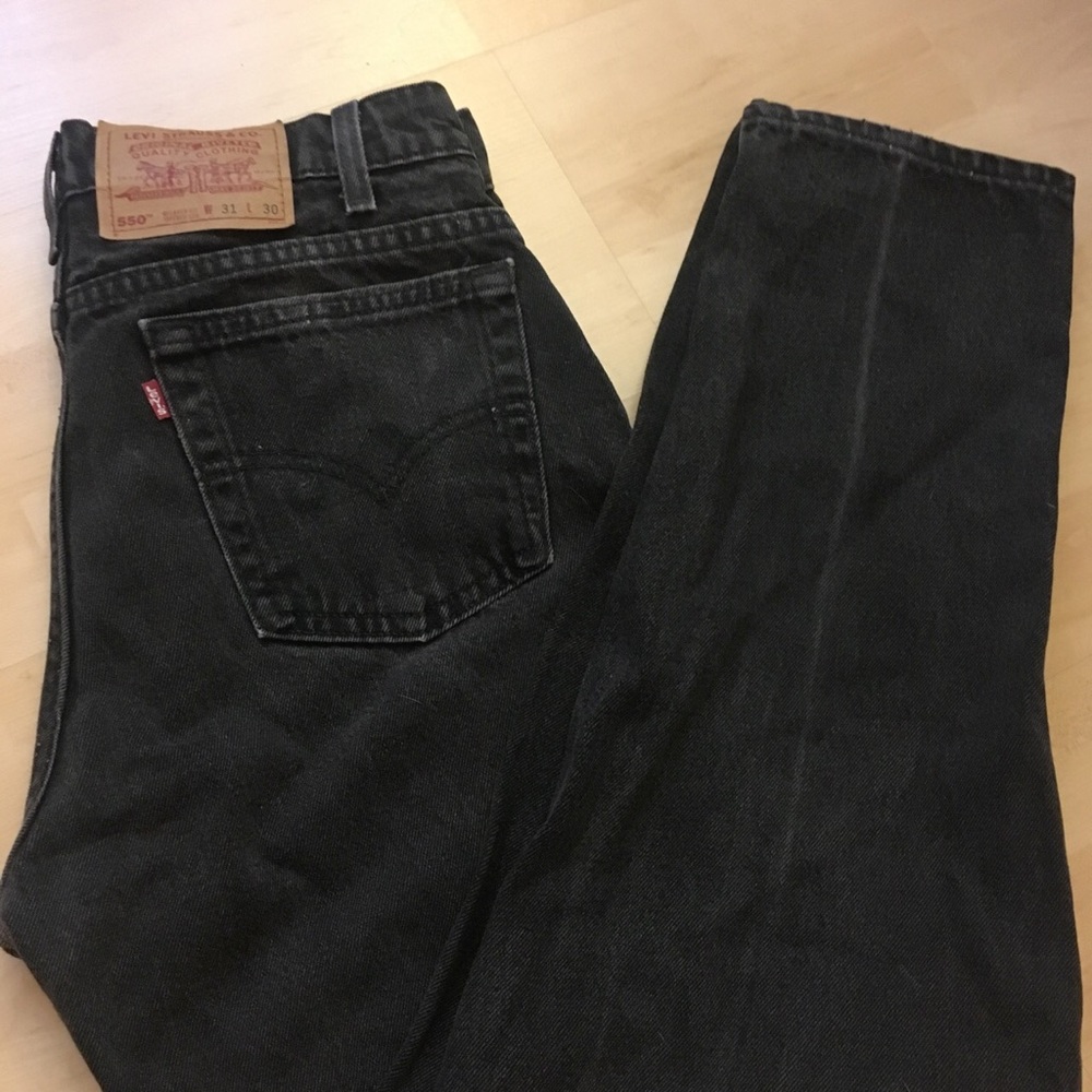 Levi’s 550 Black Jeans